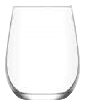 Gaia Ensemble de 6 Verre Sans Pied 12 1/4 Oz